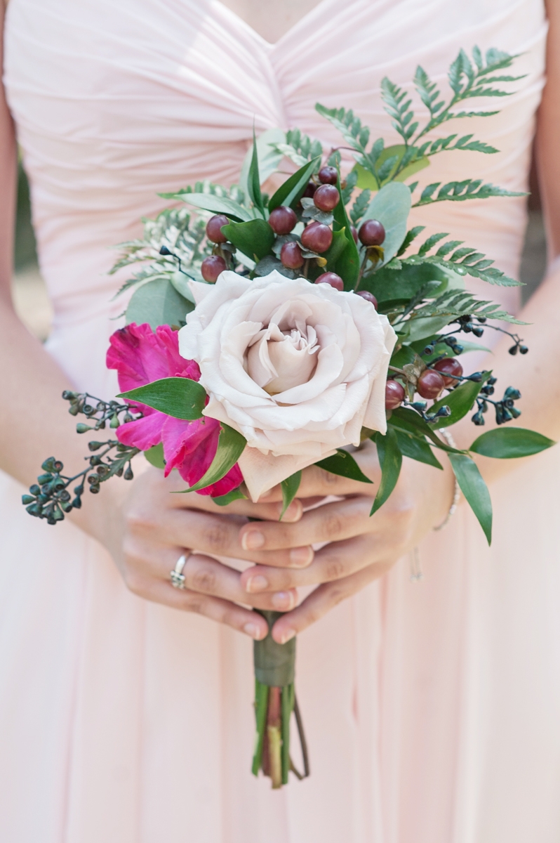 white wedding bouquet