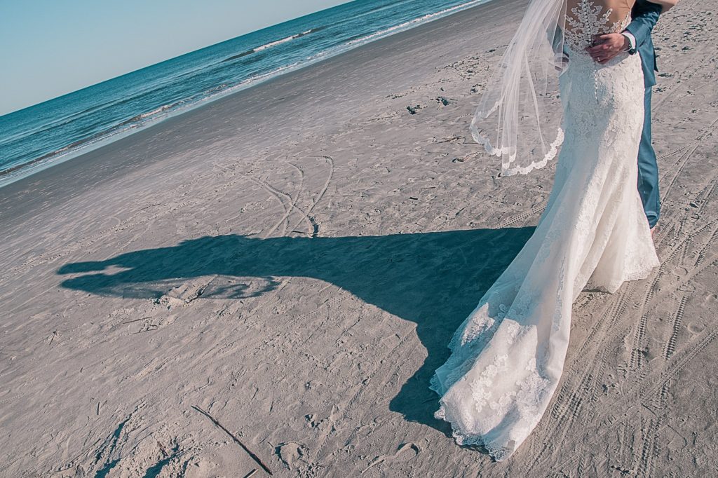 beach wedding portraits