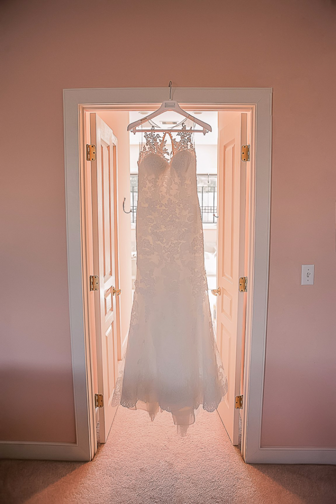 wedding dress detail