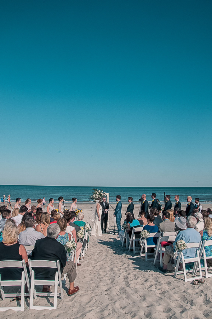 a beach wedding