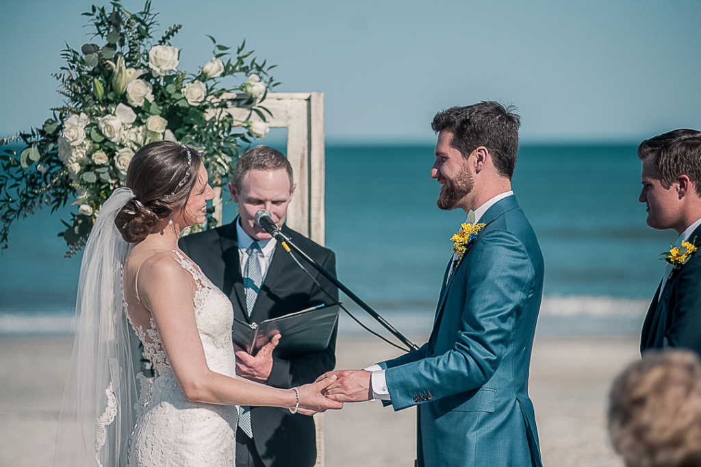 vows on the beach